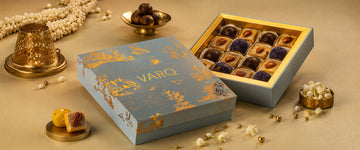 Personalized wedding gift box with luxury artisanal sweets for couples