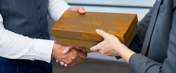 Elegant corporate gift box packaging with premium presentation for employees and clients 