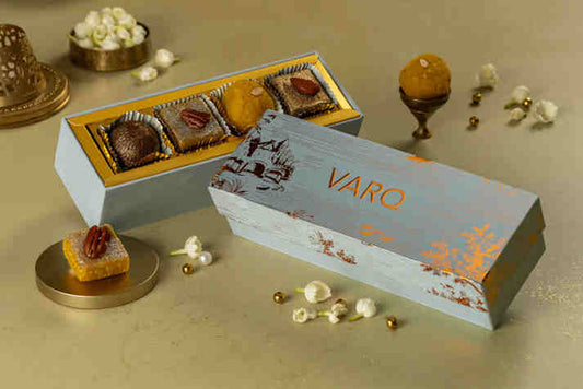 Premium Indian sweets box ideal for corporate gifting