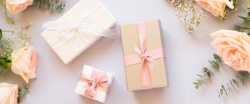 Wedding Welcome Gift box with personalized treats and gifts for wedding guests